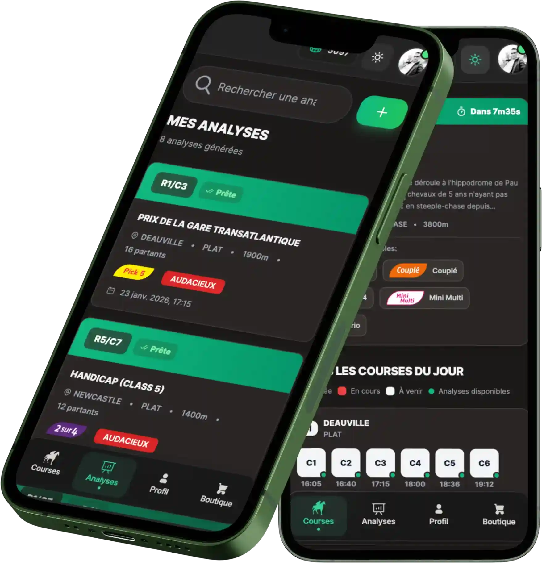 Turf Pronos screenshot content